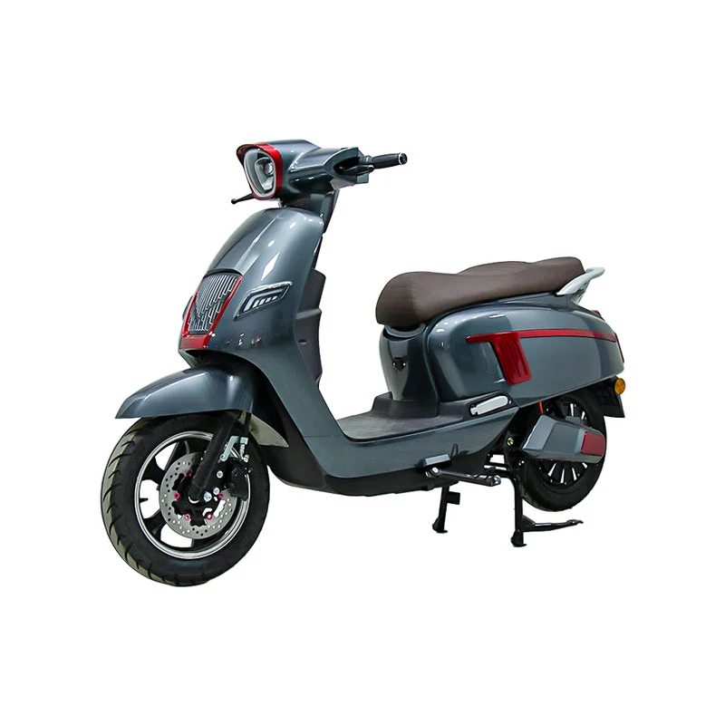 2 personas con ciclomotor eléctrico 72 V 10 pulgadas 800W